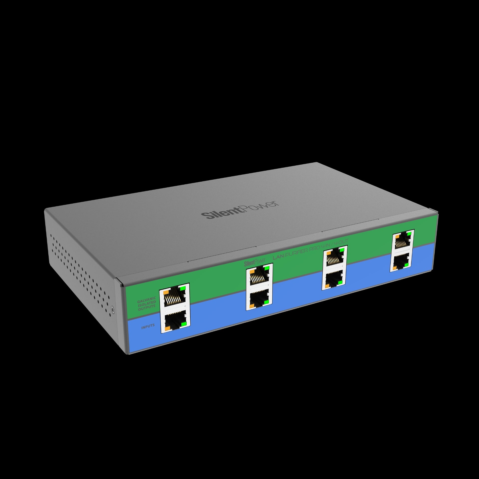 LAN iPurifier Pro 4-In/4-Out - Optically Isolated Network